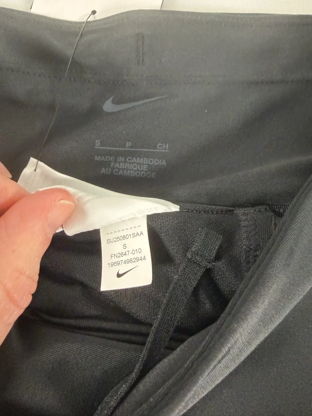 Nike Black and Gray Women's Running Skort